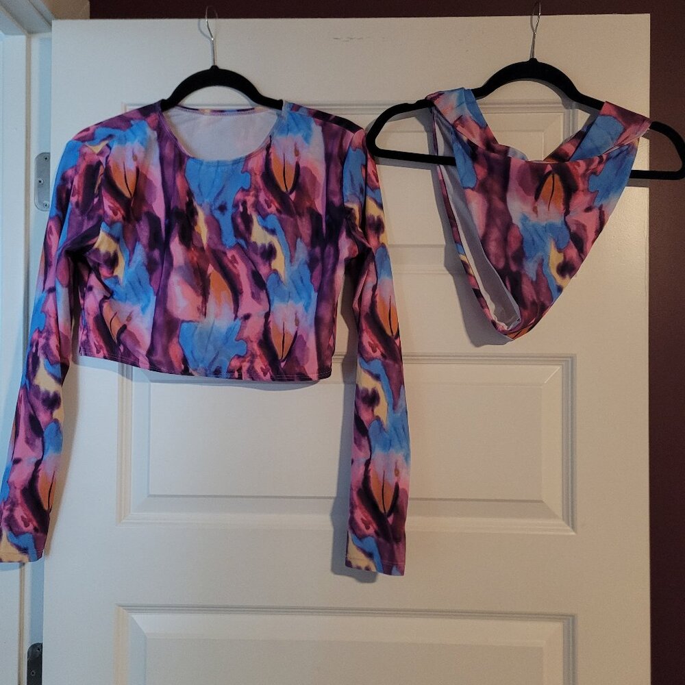 Matte Collection, Large, Multi-Colored 2-Piece Sw… - image 1